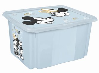 box 15,0 l MICKEY, kouř.modrý, 38x28,5x20,5cm, plast