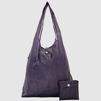 taška nákup. Noční kostky-šedá, 56x38x10cm, Anglie, textil