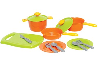 nádobí plastové v sáčku