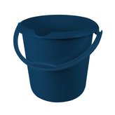 vědro 10l s výlev. ECO modrá, d30x28cm, plast