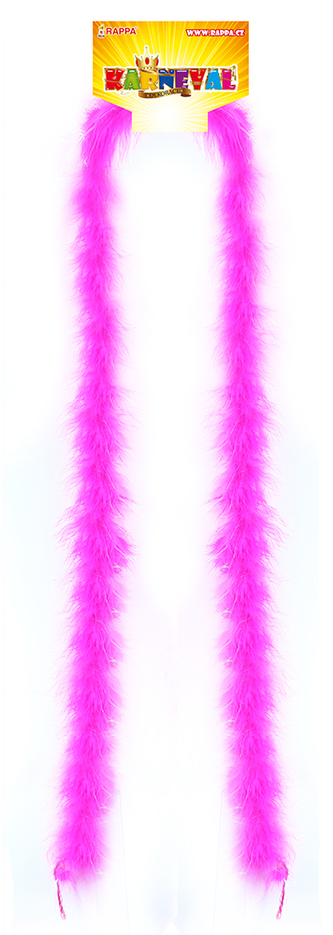 boa karneval s peřím růžové