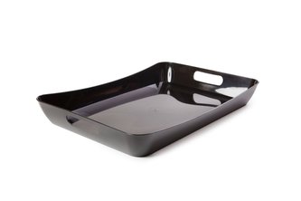 podnos 42,2x28,2x5,2cm černý, RONDO