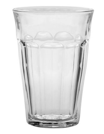 sklen. 360ml, 6ks-čirá, PICARDIE, d8,8x12,4cm, DURALEX