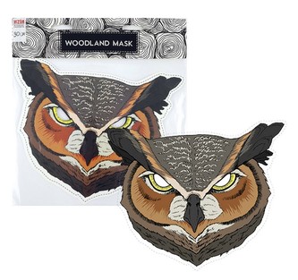 maska papírová, sova