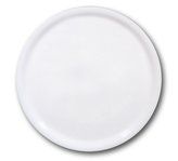 talíř d33cm PIZZA, servírovací, bílý porcelán