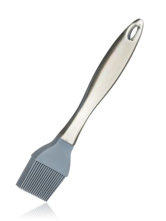 mašlovačka 21cm ALEGRIA, šedá, silikon, plast.ruk.