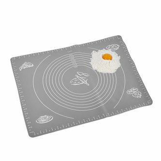 vál 50x40x0,10cm šedý, kuchyňský, silikon