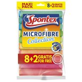 utěrka  8+2ks 35x35cm, COLLECT. mikrovlákno, SPONTEX