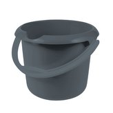 vědro  5l s výlev. ECO šedá, d24x20cm, plast