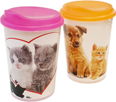 kelímek 2,5dl+pítko, IML, MAZLÍČCI, dětský, plast