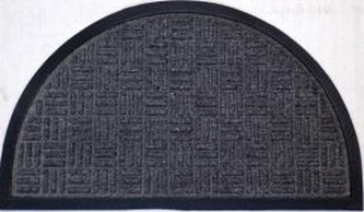 rohož  45x75cm VIOLA půlkruh, guma+PP