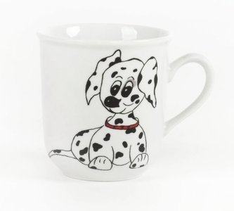 hrnek 160ml DĚTSKÝ-DALMATIN, čes.porcelán