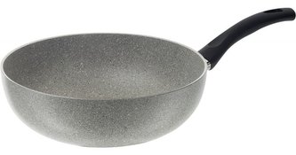 pánev d28cm WOK, FERRARA, BALLARINI, šedá. indukce