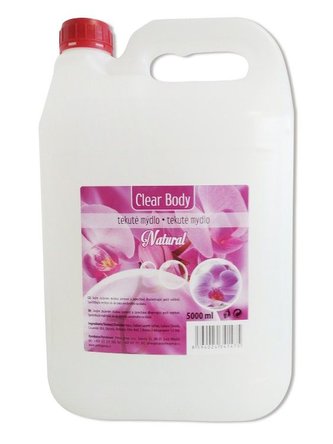 Clear Body tekuté mýdlo Natural 5 l