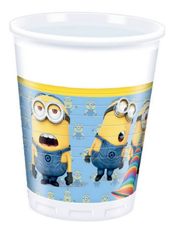 Kelímek 200 ml Mimoňové - Mimoni 8 ks