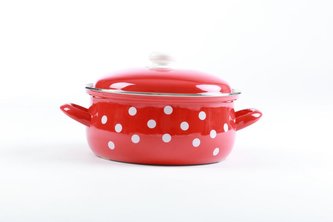 rendl.+PO d16cm červený, BÍLÝ PUNTÍK, 1,4l, smalt