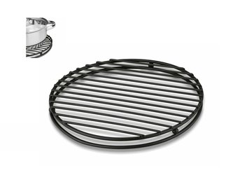 podložka d23,5cm pod hrnec, černá, kov