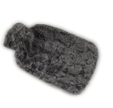 termofor 2,0l, obal tm. šedý plyš