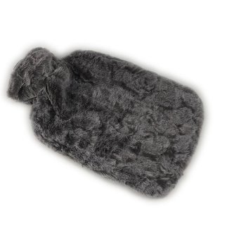 termofor 2,0l, obal tm. šedý plyš