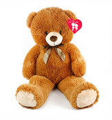 velký plyšový medvěd Oskar s visačkou, 90 cm