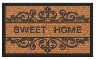 rohož  60x40cm, BANDORE-Sweet Home, guma+moř.tráva