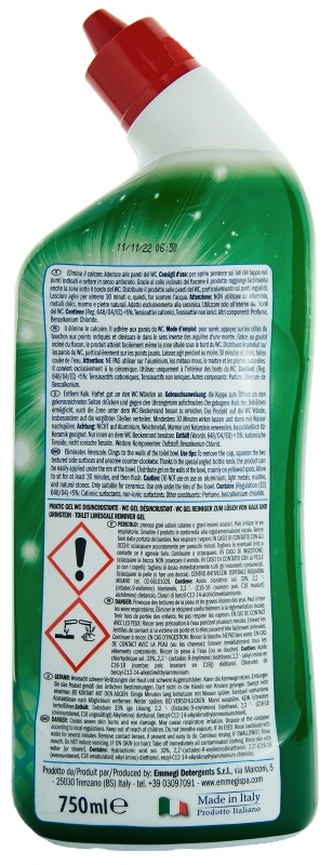 Pratic Gel WC Disincrostante čistič toalety 750 ml
