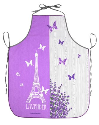 zástěra EXCLUSIVE, LEVANDULE/EIFFEL.věž