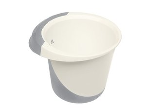 mísa 1,5l šlehací DE LUXE, sever.šedá/bílá, plast