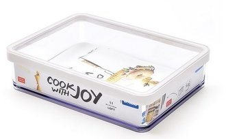 dóza 1,00l LOFT, 20x15x4,8cm, těsnění, pevný plast