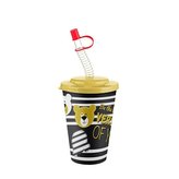 kelímek 0,  l+víčko, MEDVÍDEK, brčko, plast