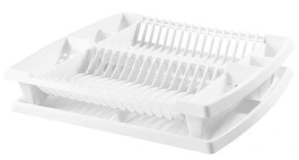 odkapávač 44x38x8,5-bílý na nádobí