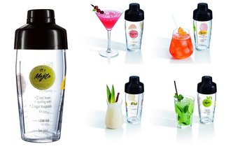 šejkr 0,58l + recepty na koktejly-čirý