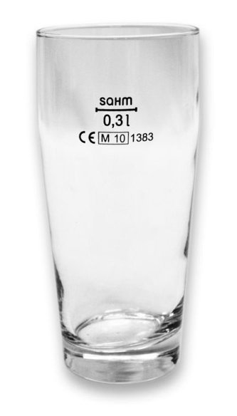 sklen. 300ml, 1ks, VILÉM cejch