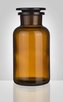 dóza-prachovnice  500ml-kul.hnědá, zabr.víko, sklo