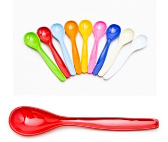 lžíce 15cm-6ks-jogurt, plast