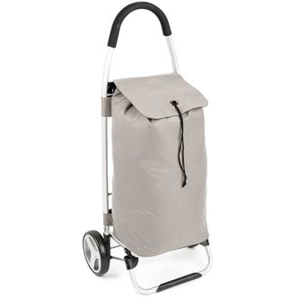 taška s kol. 40l, PRAGA šedá (30kg), kov.rám