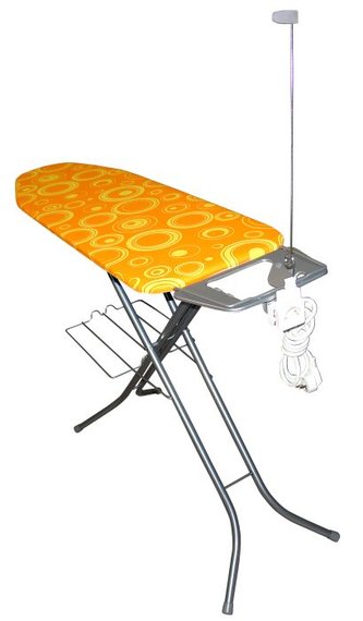 prkno žehlící 120x38cm EUROPA, BA potah+odkl.+el.zás.,kov.