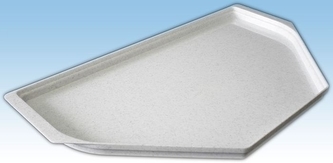 podnos 53x30cm, zkos.granit bílý, -30+70°C