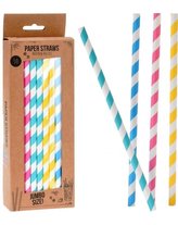 brčko d 8mm,  25cm,  50ks, PRUHY, PAPÍR