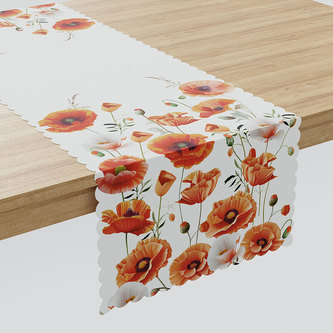 Ubrus - běhoun na stůl MAKI vzor A 38x140 cm Mybesthome