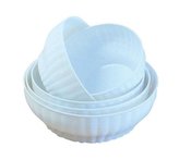 mísa d18 - d26cm sada bílá, plast