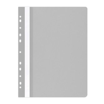 Skoroszyt A4 PP wpinany szary (25szt)