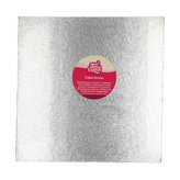 Podložka čtverec stříbrná FunCakes 30,5