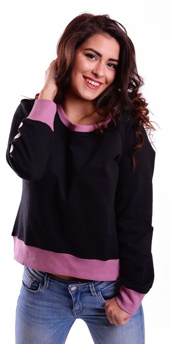 Mikina Lorein Black - S Mikina Lorein Black - S