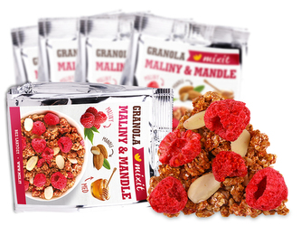 Mixit Granola z pece - Maliny a mandle do kapsy 5 x 70 g