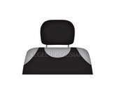 Potah na opěrky hlavy, černý SIXTOL