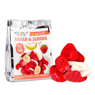 Mixit Křupavé ovoce do kapsy - Banán + jahoda 5 x 23 g