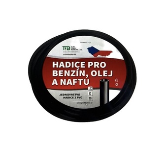 Hadice pro benzín, olej a naftu 5x8 mm černá (bal. 10 m)