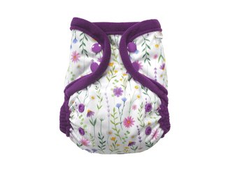 Svrchní kalhotky (S) - Fialové kopretiny PAT