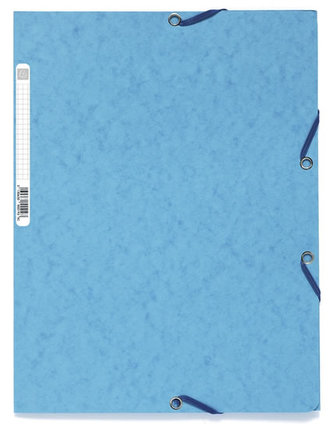 Spisové desky s gumičkou A4 prešpán 400 g/m2 - tyrkysové